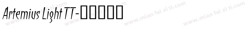 Artemius Light TT字体转换